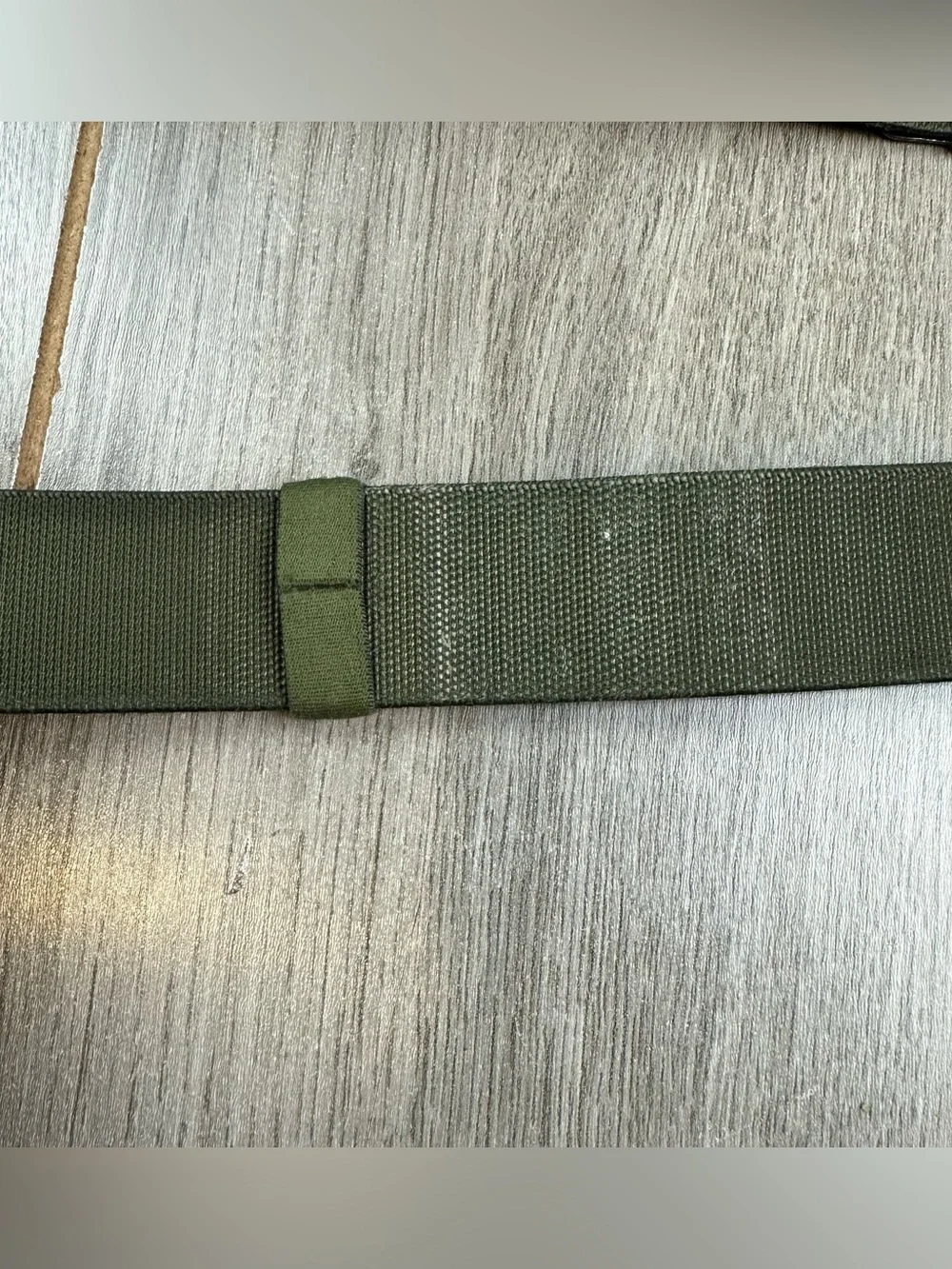 Groove Life Belt Mens L Base Camp Green Wood Buckle